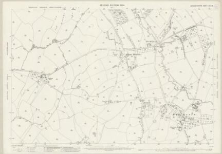 Worcestershire XXIII.14 (includes: Bentley Pauncefoot; Feckenham; Hanbury) - 25 Inch Map