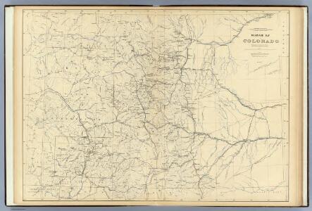 Drainage Map of Colorado.