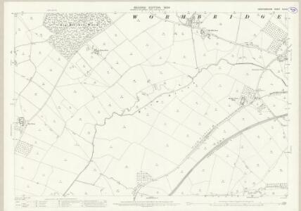 Herefordshire XLIV.8 (includes: Abbey Dore; Ewyas Harold; Kenderchurch; Kilpeck; Wormbridge) - 25 Inch Map