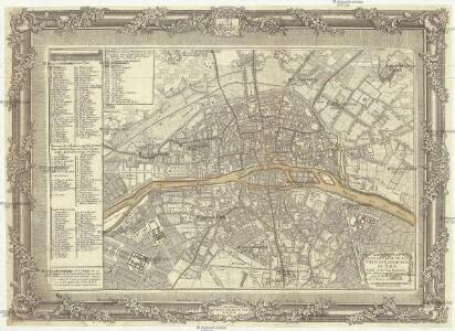 Plan général de la ville et faubourgs de Paris divisé en ses ving quartiers