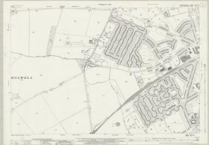 Bedfordshire XXVII.10 (includes: Arlesey; Hitchin Urban; Holwell; Letchworth; Stotfold) - 25 Inch Map