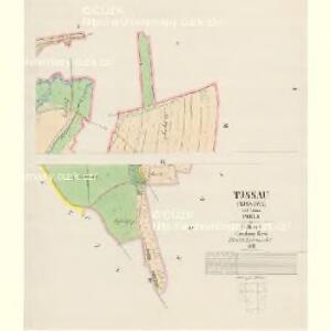 Tjssau (Tjssowa) - c7920-1-001 - Kaiserpflichtexemplar der Landkarten des stabilen Katasters