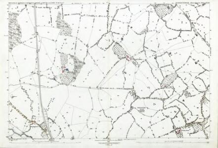 Gloucestershire LVI.10 (includes: Alkington; Charfield; North Nibley; Tortworth) - 25 Inch Map