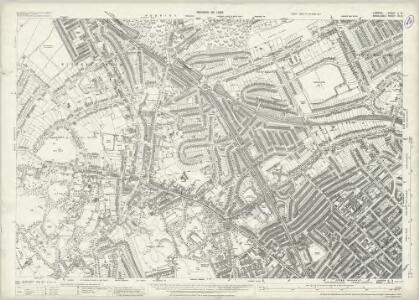 London (1915- Numbered sheets) II.9 (includes: Hornsey St Mary; Islington; St Pancras) - 25 Inch Map