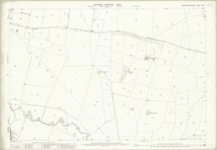 Northamptonshire XXIV.1 (includes: Arthingworth; Braybrooke; Great Oxendon; Kelmarsh) - 25 Inch Map