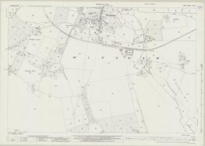 Kent XLVII.7 (includes: Wingham) - 25 Inch Map