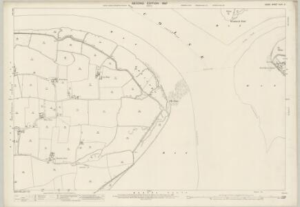 Essex (1st Ed/Rev 1862-96) XLVII.3 (includes: Brightlingsea; East Mersea; Langenhoe) - 25 Inch Map
