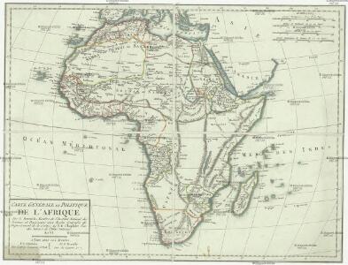 Carte générale et politique de l'Afrique
