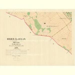 Ober Latein - m0822-1-003 - Kaiserpflichtexemplar der Landkarten des stabilen Katasters