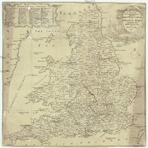 A new and accurate map of all the direct & principal cross roads in England and Wales