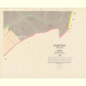 Parnig (Parnick) - c5636-1-004 - Kaiserpflichtexemplar der Landkarten des stabilen Katasters