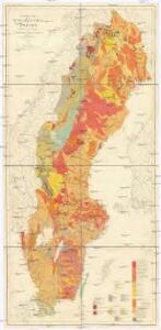 Geological Map of the Pre-Quaternary Systems of Sweden