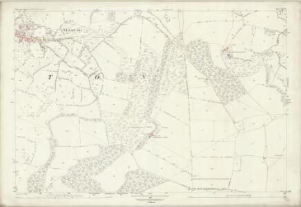 Gloucestershire XIV.9 (includes: Buckland; Cutsdean; Snowshill; Stanton; Stanway) - 25 Inch Map