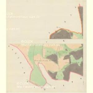 Gossau (Gosow) - m1280-1-004 - Kaiserpflichtexemplar der Landkarten des stabilen Katasters