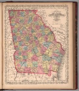 A New Map of the State of Georgia : Published by Charles Desilver. 20