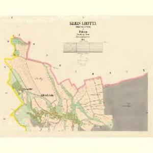 Klein Lhotta (Mala Lhotta) - c3964-1-001 - Kaiserpflichtexemplar der Landkarten des stabilen Katasters