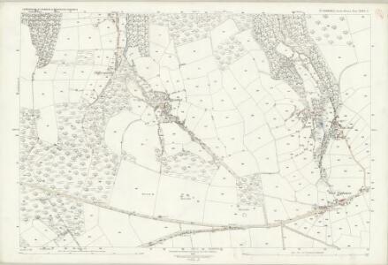 Cornwall XXXV.9 (includes: Broadoak; Cardinham; St Winnow) - 25 Inch Map