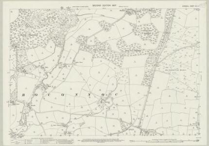 Cornwall XLIII.2 (includes: Boconnoc; Lanreath) - 25 Inch Map