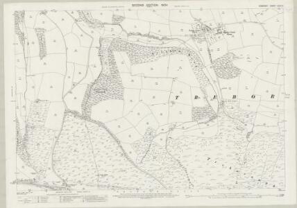 Somerset XLVII.14 (includes: Brompton Regis; Luxborough; Treborough) - 25 Inch Map