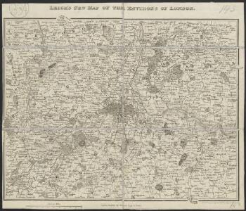 Leigh's new map of the environs of London