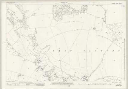 Wiltshire LXIV.11 (includes: Chilmark; Tisbury) - 25 Inch Map