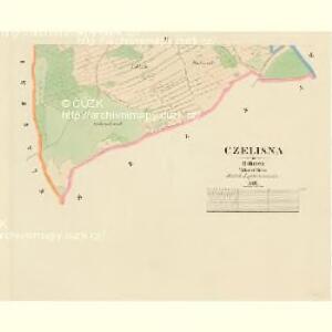 Czelisna - c0838-1-002 - Kaiserpflichtexemplar der Landkarten des stabilen Katasters