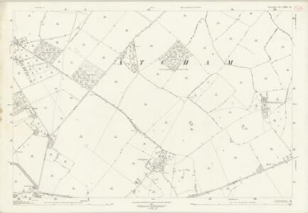 Shropshire XXXV.14 (includes: Uppington; Wrockwardine; Wroxeter) - 25 Inch Map