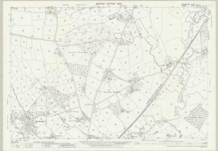 Devon LX.14 (includes: Axminster Hamlets; Chardstock; Hawkchurch; Thorncombe) - 25 Inch Map