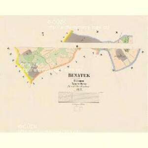 Benatek - c0109-1-002 - Kaiserpflichtexemplar der Landkarten des stabilen Katasters
