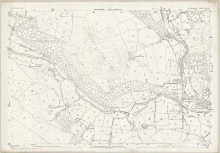 Derbyshire VII.14 (includes: Derwent; Hope Woodlands; Hope) - 25 Inch Map