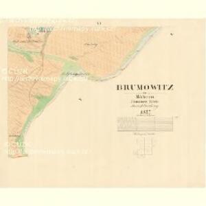 Brumowitz - m0232-1-006 - Kaiserpflichtexemplar der Landkarten des stabilen Katasters