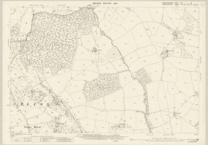 Worcestershire XIX.16 (includes: Hanley; Stoke Bliss; Upper Sapey; Wolferlow) - 25 Inch Map