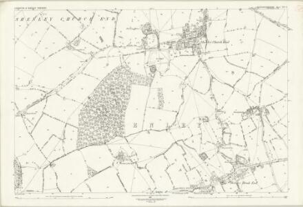 Buckinghamshire XIV.8 (includes: Shenley Brook End; Shenley Church End) - 25 Inch Map