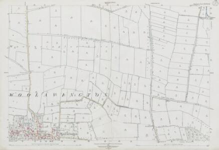 Somerset XXXIX.13 (includes: Cossington; East Huntspill; Woolavington) - 25 Inch Map