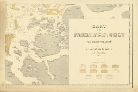 Museumskart 217-52: Kart over Havbankerne langs den Norske kyst fra Stadt til Harø