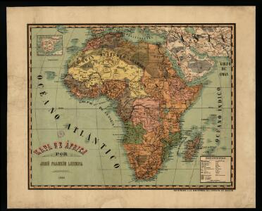 Mapa de África / por José Paluzie Lucena, ingeniero. 1924