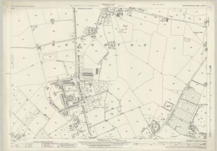 Northamptonshire XXXVIII.13 (includes: Boughton; Northampton) - 25 Inch Map