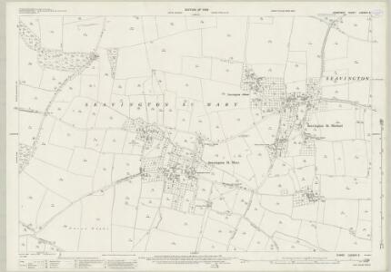 Somerset LXXXVIII.3 (includes: Kingstone; Seavington St Mary; Seavington St Michael; Whitelackington) - 25 Inch Map