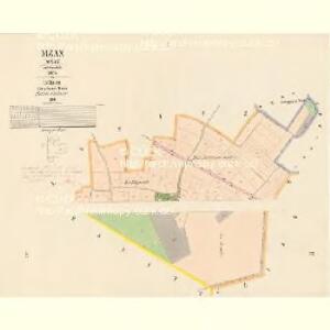 Mžan - c4931-1-001 - Kaiserpflichtexemplar der Landkarten des stabilen Katasters