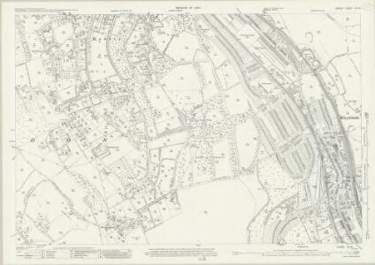 Surrey XX.10 (includes: Caterham; Coulsdon; Sanderstead; Warlingham) - 25 Inch Map