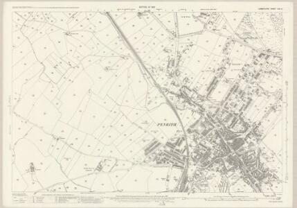 Cumberland LVIII.4 (includes: Catterlen) - 25 Inch Map