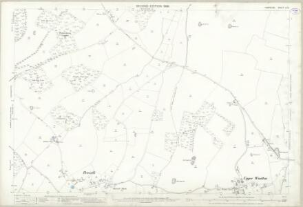 Hampshire and Isle of Wight X.13 (includes: Baughurst; Kingsclere; Wootton St Lawrence) - 25 Inch Map