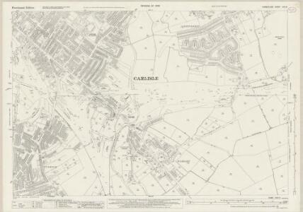 Cumberland XXIII.8 (includes: Carlisle) - 25 Inch Map