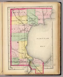 (Map of Bay County, Michigan)