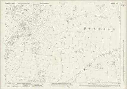 Derbyshire L.16 (includes: Draycott and Church Wilne; Hopwell; Ockbrook) - 25 Inch Map