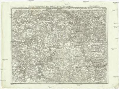 Carte topographique tres exacté de la Wetteravie