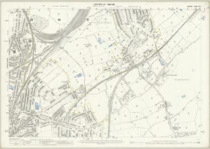 London (Edition of 1894-96) CLV (includes: Croydon St John The Baptist) - 25 Inch Map