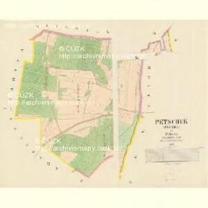 Petschek (Peczka) - c5681-1-001 - Kaiserpflichtexemplar der Landkarten des stabilen Katasters