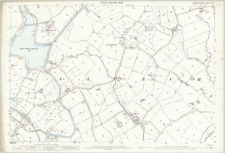 Worcestershire XVI.7 (includes: Alvechurch) - 25 Inch Map