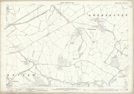 Monmouthshire XIX.16 (includes: Gwehelog Fawr; Llan Gwm; Llantrisaint Fawr) - 25 Inch Map